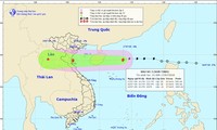 ở vịnh Bắc Bộ có gió mạnh cấp 7, vùng gần tâm bão đi qua mạnh cấp 8-9,
