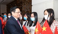Hình ảnh Thủ tướng Phạm Minh Chính tới Washington thăm và làm việc tại Hoa Kỳ