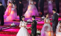 Một lễ cưới tập thể được tổ chức tại Đại học Đông Bắc, thành phố Thẩm Dương