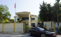 Ðại sứ quán Triều Tiên ở Kuala Lumpur Ảnh: AP