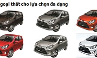 Toyota Wigo có 6 màu ngoại thất cho lựa chọn đa dạng