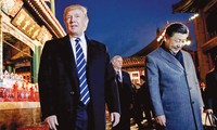Tổng thống Mỹ Donald Trump và Chủ tịch Trung Quốc Tập Cận Bình ở Bắc Kinh hồi tháng 11/2017 Ảnh: Getty Images 