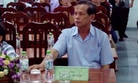 Ông Phan Chí Lộc trong buổi nghe VKSND tỉnh Quảng Trị xin lỗi công khai nạn nhân oan sai (năm 2017). Ảnh: PXD 