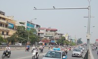Hệ thống camera giám sát giao thông trên đường phố Hà Nội ảnh: Trọng Đảng