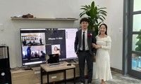 Đôi trẻ ở Thủ đô làm đám cưới online trong mùa dịch
