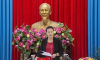Chủ tịch Quốc hội Nguyễn Thị Kim Ngân làm việc với tỉnh An Giang về công tác bầu cử