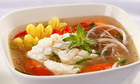Canh chua mực.