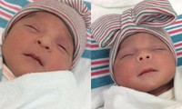 Hai anh em sinh đôi Joaquin và Aitana đã ra đời vào đúng đêm giao thừa, cách nhau chưa đến 20 phút.