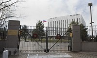 Đại sứ quán Nga tại thủ đô Washington, Mỹ. (Nguồn: AFP/TTXVN)