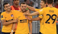Bare (giữa) là một tài năng đầy triển vọng của Atletico. Ảnh: Marca