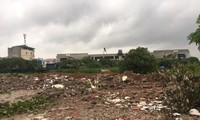 Dự án nhà ở kết hợp bãi đỗ xe tại phường Minh Khai, quận Bắc Từ Liêm “giậm chân” nhiều năm qua Ảnh: Hà Anh 