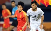 Duan Liuyu (trái) là cầu thủ Lỗ Năng Sơn Đông được đánh giá cao nhất ở U23 châu Á 2020. Ảnh: AFC.