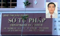 Triển khai quyết định kỷ luật Phó Giám đốc Sở Tư pháp Hậu Giang
