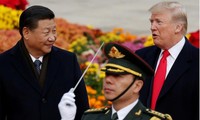 Tổng thống Mỹ Donald Trump và chủ tịch Trung Quốc tại Bắc Kinh, 9/11/2017. Ảnh: Reuters