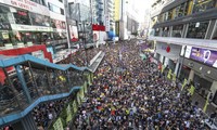 Người Hong Kong biểu tình chống luật mớiẢnh: SCMP