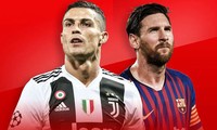 Ronaldo hơn Messi trong danh sách những VĐV nổi tiếng nhất năm 2019.
