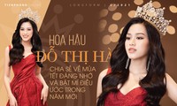 Hoa hậu Đỗ Thị Hà chia sẻ về mùa Tết đáng nhớ và bật mí điều ước trong năm mới 