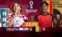 World Cup 2022: Tương quan trước trận Croatia - Bỉ, 22 giờ 1/12