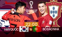 World Cup 2022: Tương quan trước trận Hàn Quốc - Bồ Đào Nha, 22 giờ 2/12