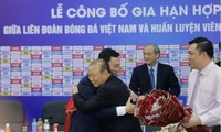 Thành công của bóng đá Việt Nam giai đoạn qua tạo nên lợi thế lớn trong cuộc bầu cử đại hội 9 với các lãnh đạo VFF đương nhiệm ảnh: Anh Đoàn 
