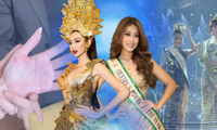 Miss Grand chuyện chưa kể: Hoa hậu Thùy Tiên bị thương, Á hậu Engfa đánh rơi vương miện