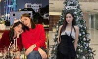 Dàn Hoa - Á hậu đón Giáng sinh: Kỳ Duyên sát cánh bên Minh Triệu, Đỗ Thị Hà bận rộn chạy show