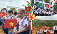 Quảng Nam: Xúc động lễ khai giảng đặc biệt tại điểm trường Ông Bình