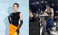 Hoa hậu Đỗ Thị Hà tiết lộ lý do đã 2 tháng không thể đến phòng gym