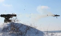 Tên lửa chống tăng Stugna-P của Ukraine ‘thổi tung’ xe tải Ural quân đội Nga