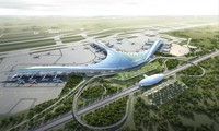 Mô hình thiết kế sân bay Long Thành trong tương lai.