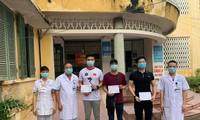 Các bệnh nhân được công bố khỏi bệnh tại BVĐK tỉnh Nam Định ngày 7/8