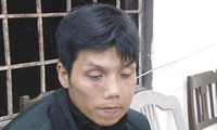 Đối tượng truy nã Phan Đoàn Đình Nhựt tại cơ quan công an