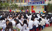 Học sinh Trường THCS- THPT Hồ Thị Kỷ, thành phố Cà Mau