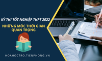 Kỳ thi Tốt nghiệp THPT năm 2022: Những mốc thời gian quan trọng mà các sĩ tử cần lưu ý
