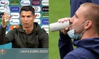 Sau vụ Cristiano Ronaldo xếp lại chai nước, cầu thủ Anh phải “ngụy trang” lon nước cá nhân