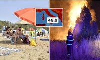 Châu Âu ghi nhận mức nhiệt độ cao chưa từng có, ngay sau “lời cảnh báo nghiêm trọng nhất”