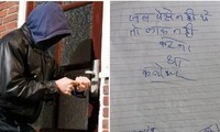 Thất vọng vì không tìm được nhiều tiền, tên trộm ở Ấn Độ viết lời nhắn trách móc chủ nhà