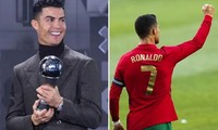 Cristiano Ronaldo bất ngờ nói đến thời điểm giải nghệ sau khi nhận giải thưởng của FIFA