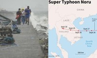 Điểm lạ thường cực kỳ hiếm có của siêu bão Noru (bão số 4) khi đổ bộ vào Philippines
