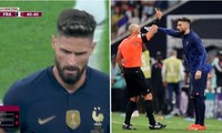 Tại sao Olivier Giroud nhận thẻ vàng trong hiệp 2 trận Chung kết dù bị thay ra từ hiệp 1?