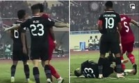 Cầu thủ ĐT Indonesia ngã ăn vạ khi đứng cạnh Văn Hậu đúng ra phải bị phạt thế nào theo luật?