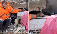 Người cha không rời tay con gái đã qua đời, kẹt dưới căn nhà sập do động đất ở Thổ Nhĩ Kỳ