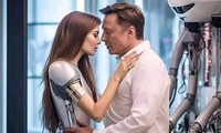 Sự thật về những hình ảnh tỷ phú Elon Musk ôm hôn robot khiến ai nhìn cũng sốc
