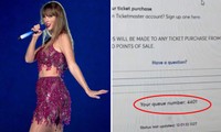 Không chỉ săn được vé concert Taylor Swift, fan mua xổ số bằng số xếp hàng và trúng luôn