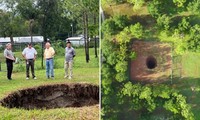 Từng &quot;nuốt chửng&quot; một người, hố tử thần lại xuất hiện ở đúng vị trí cũ sau 10 năm
