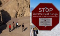 Du khách ùa đến Thung Lũng Chết để “được” chịu cái nóng chưa từng có trong lịch sử