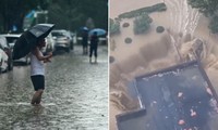 Nước lụt làm sập cả tầng hầm để xe ở Trung Quốc, xác nhận mưa lớn nhất trong 140 năm
