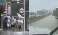 Video bão Khanun gây gió “hủy diệt” ở Nhật Bản, có đặc điểm lạ giống bão Doksuri