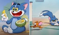 “Tom &amp; Jerry” bản châu Á nhận mưa lời khen: Mèo Tom mê ăn sầu riêng, chuột Jerry tập yoga