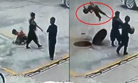 Cảnh báo: Thả pháo hoa xuống cống, cống nổ tung khiến các em nhỏ bị bắn văng